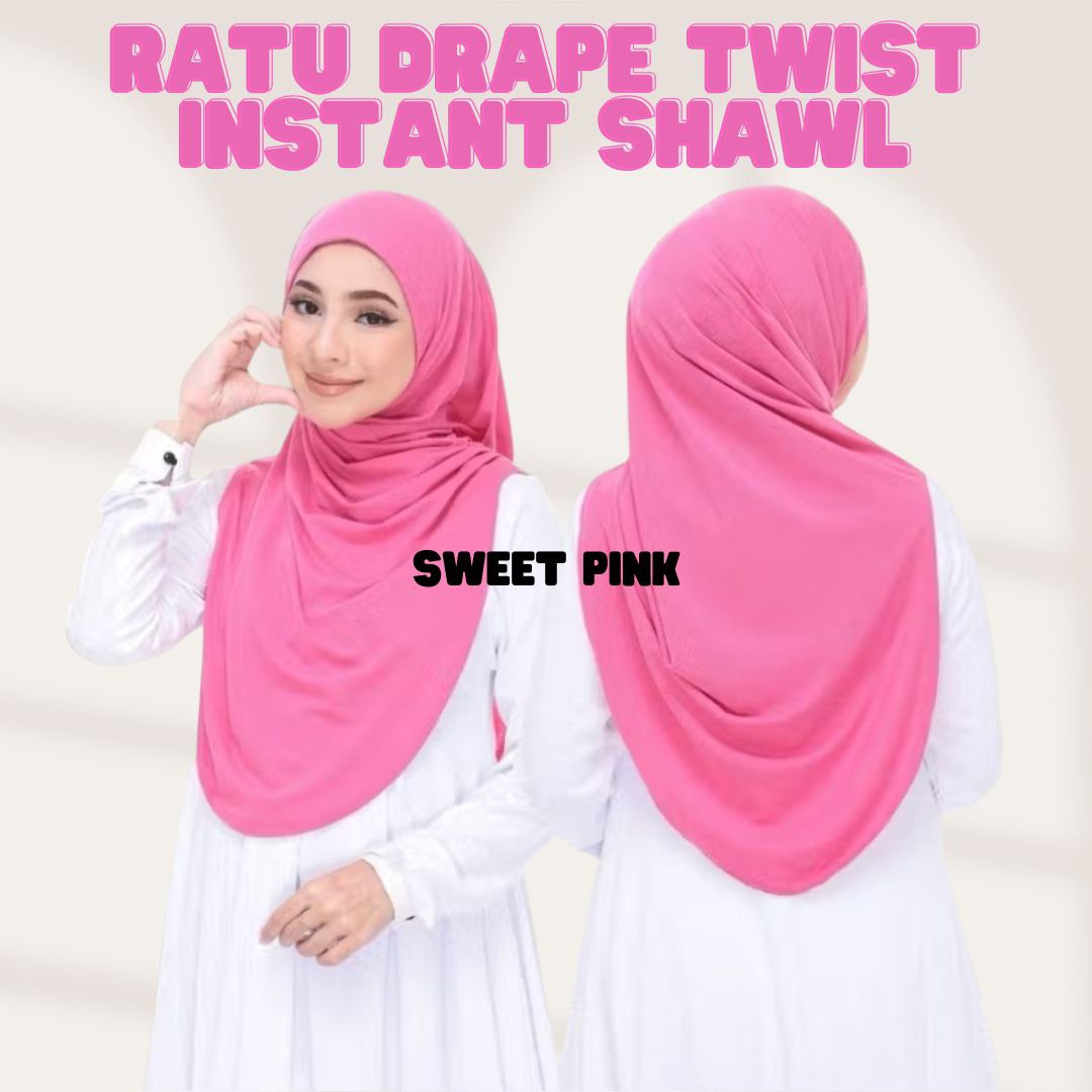 Ratu Drape Twist Instant Shawl