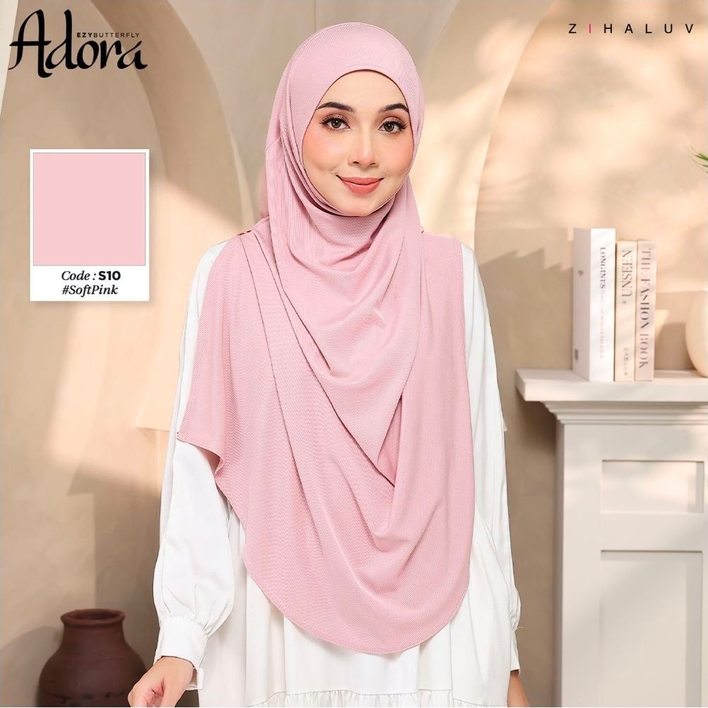 Tudung Sarung Adora EZY Butterfly by Zihaluv