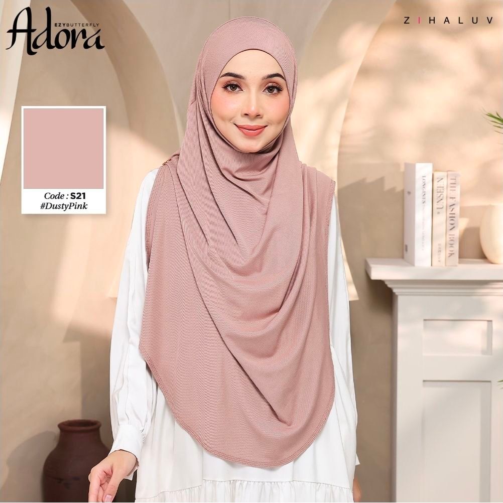 Tudung Sarung Adora EZY Butterfly by Zihaluv