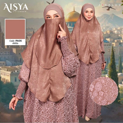 Aisya Set Jubah with Khimar and Niqab by Zihaluv