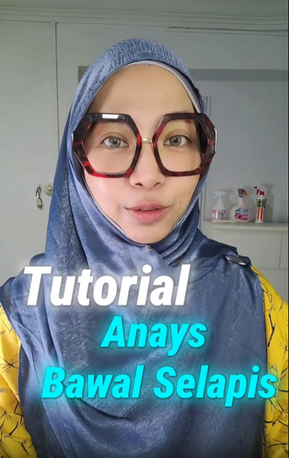 Anays Batwing Baggy Top with Bawal Selapis Set