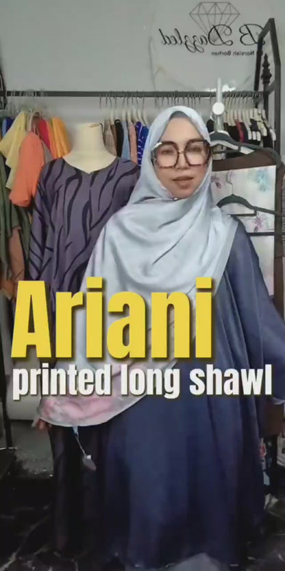 Ariani Printed Long Shawl (Diamond)
