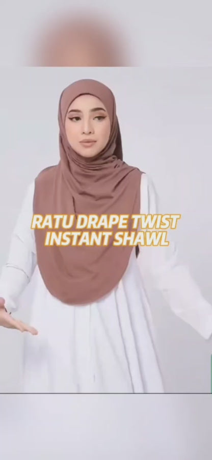 Ratu Drape Twist Instant Shawl