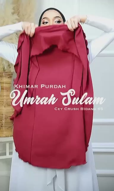 Khimar Umrah Madina Sulam