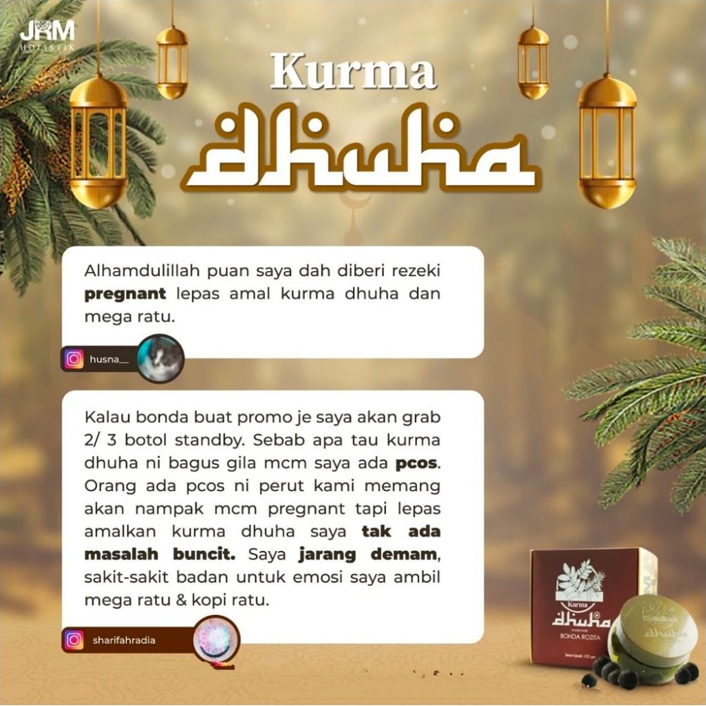 JRM Kurma Dhuha (100gm)