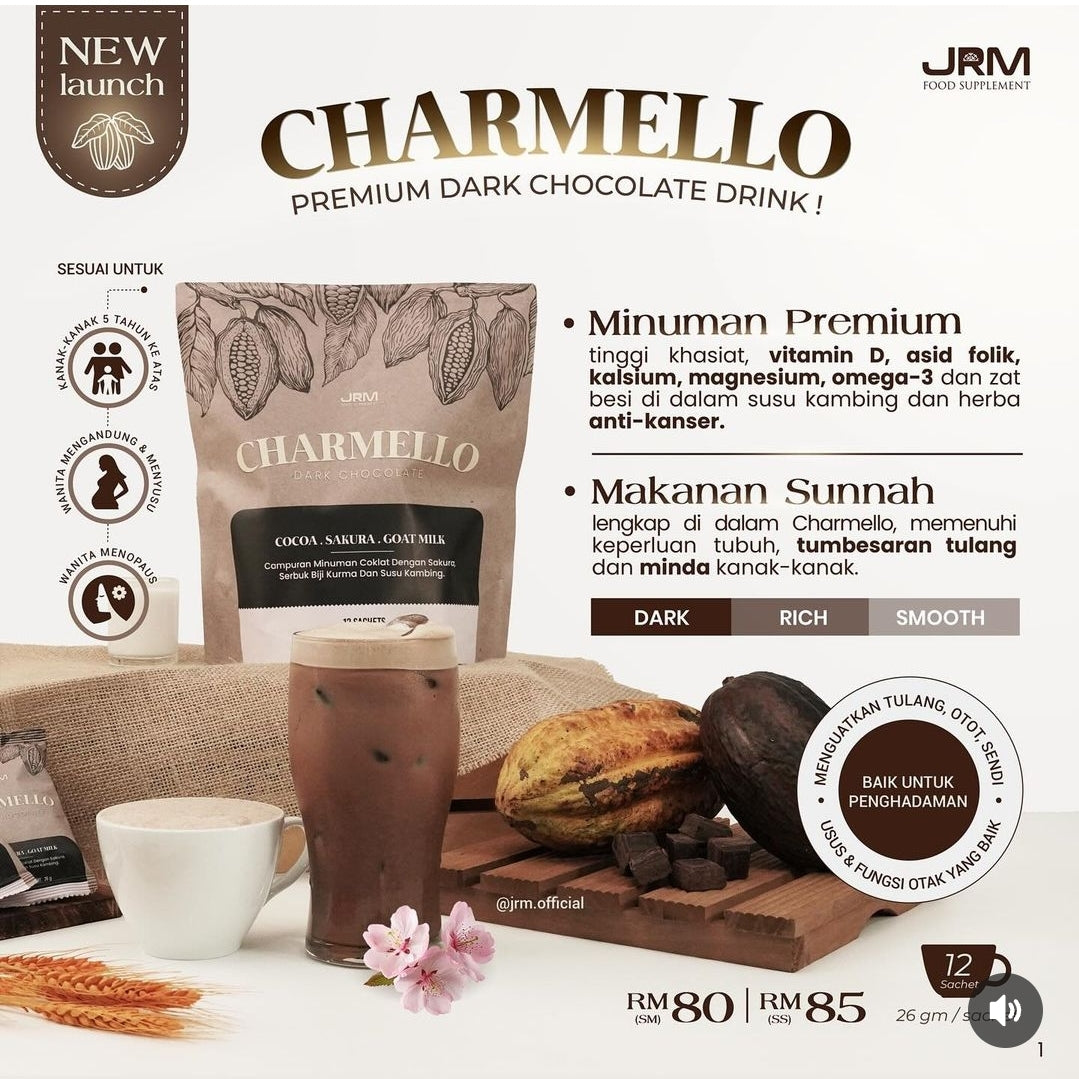 *NEW LAUNCH* JRM Charmello Dark Chocolate Drink