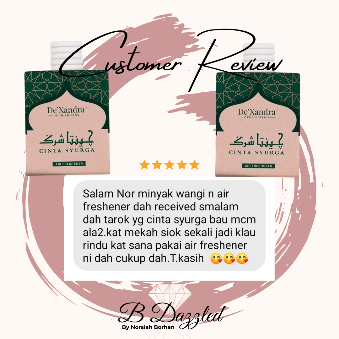 De'Xandra Air Freshener (Cinta Syurga)