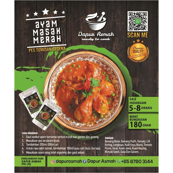 Ready To Cook Paste by Dapur Asmah