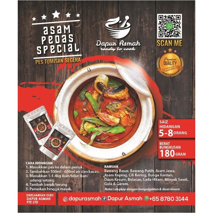 Ready To Cook Paste by Dapur Asmah