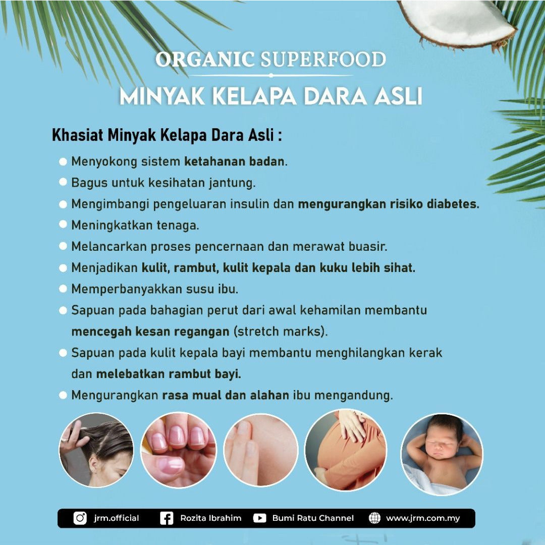 JRM Minyak Kelapa Dara Asli